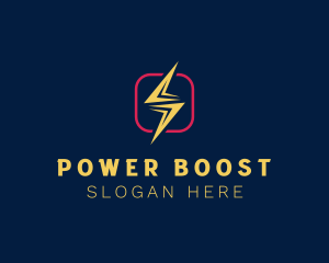 Charger - Energy Lightning Power logo design