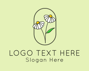 Landscape Designer - Daisy Garden Flower logo design