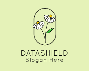 Daisy Garden Flower Logo