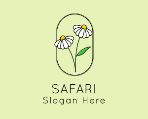 Landscape Designer - Daisy Garden Flower logo design