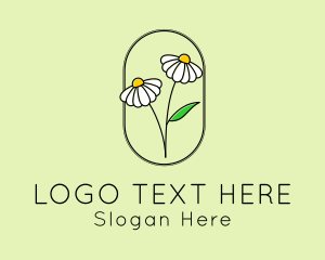 Scent - Daisy Garden Flower logo design