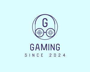 Game Controller Eyeglasses logo design