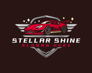 Detailing Car Automotive logo design