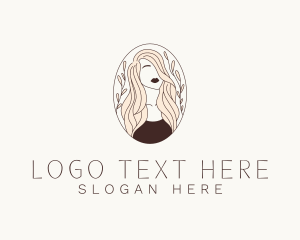 Influencer - Beautiful Woman Salon logo design