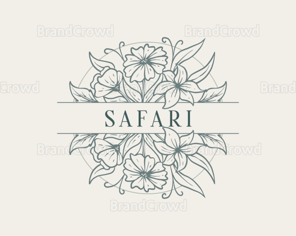 Fresh Floral Garden Logo