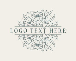 Eco - Fresh Floral Garden logo design