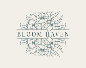 Fresh Floral Garden logo design