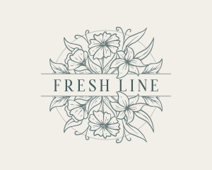 Fresh Floral Garden logo design