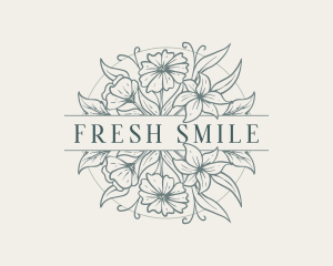 Fresh Floral Garden logo design