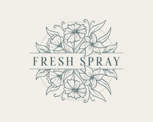 Fresh Floral Garden logo design