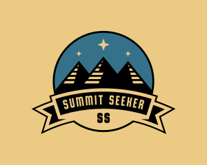 Mountain Summit Hiker logo design