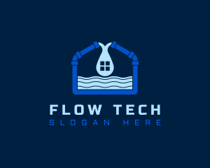 Pipe - House Pipe Sewage logo design