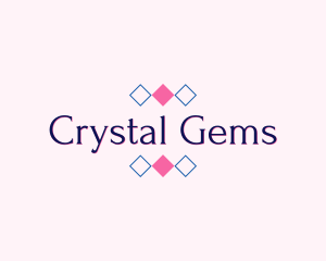 Beauty Feminine Crystal logo design