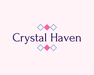 Beauty Feminine Crystal logo design