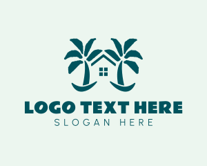 Construction - Beach Tree House logo design