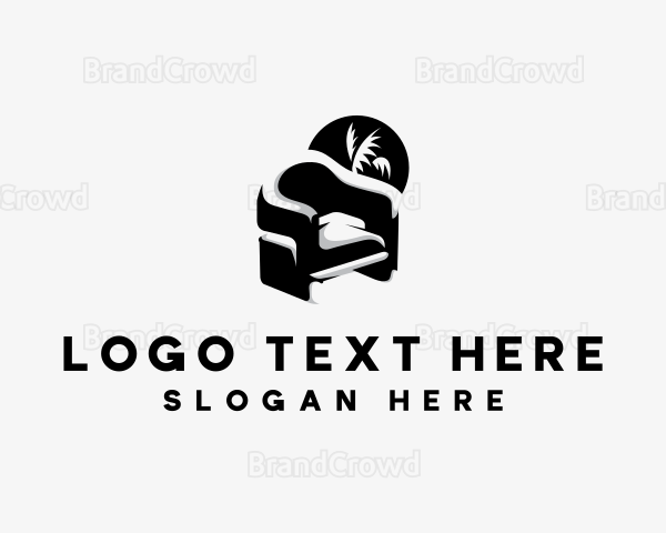 Modern Chair Furniture Logo