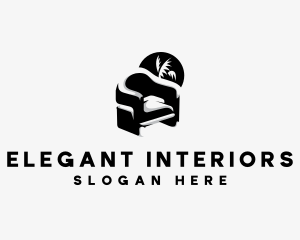 Modern Chair Furniture logo design