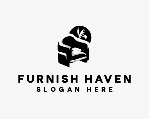 Modern Chair Furniture logo design