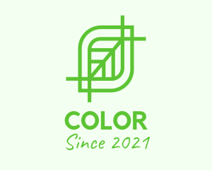 Environmental - Green Leaf Herb logo design