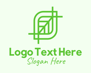 Green Leaf Herb Logo