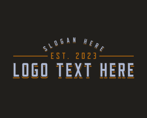 Wordmark - Retro Style Apparel logo design