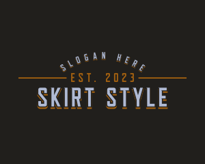 Retro Style Apparel logo design