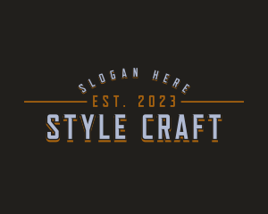 Retro Style Apparel logo design