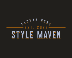 Retro Style Apparel logo design