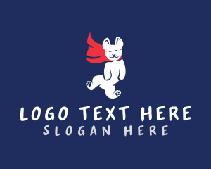 Rescue - Superhero Pet Dog logo design
