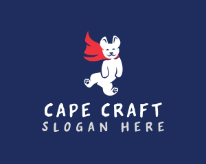 Cape - Superhero Pet Dog logo design