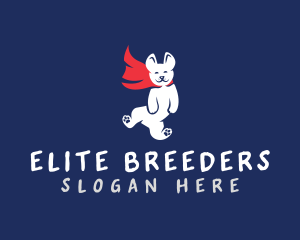 Superhero Pet Dog logo design