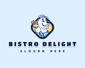 Polar Bear Popsicle logo design