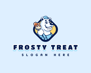 Polar Bear Popsicle logo design