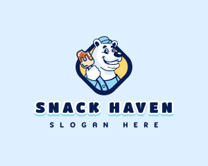 Polar Bear Popsicle logo design