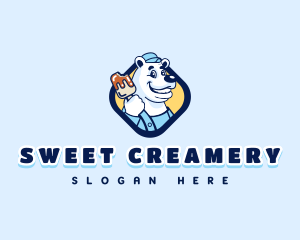 Polar Bear Popsicle logo design