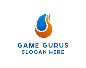 Flame Fuel Gas Logo