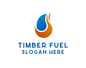 Flame Fuel Gas logo design