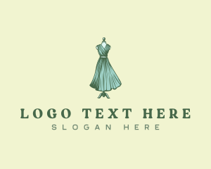 Fabric - Dress Fashion Clothing logo design
