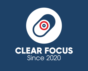 Focus - Target Medical Pill logo design