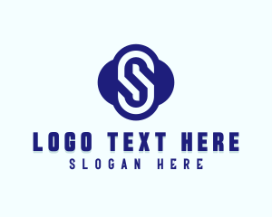 It - Tech Company Letter S logo design