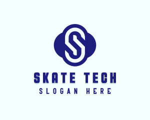 Tech Company Letter S logo design