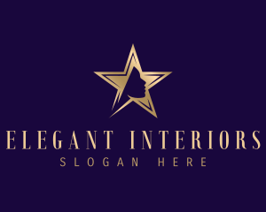 Elegant Star Beauty logo design