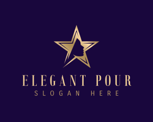 Elegant Star Beauty logo design