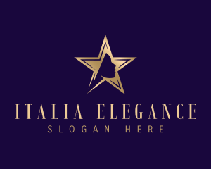 Elegant Star Beauty logo design