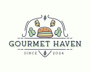 Burger Restaurant Food logo design