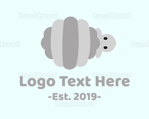 Gray Striped Sheep Logo