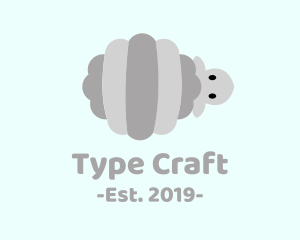 Gray Striped Sheep logo design