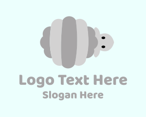 Gray Striped Sheep Logo