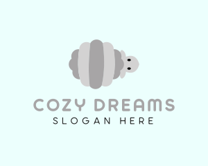 Gray Striped Sheep logo design