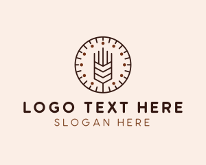 Bakery - Brown Malt Wheat logo design